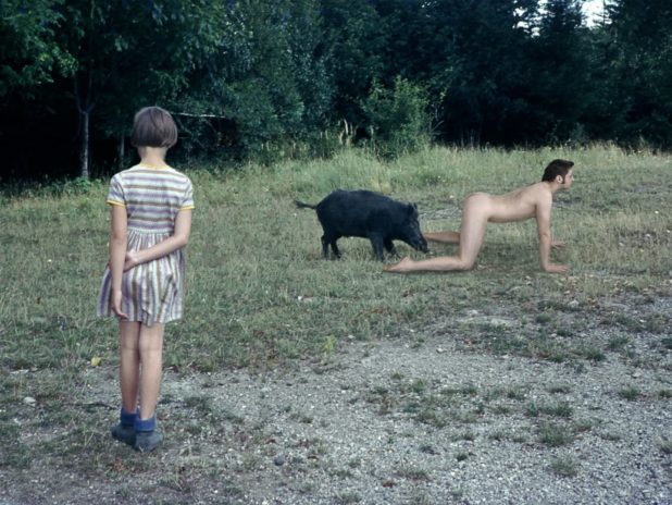 Austria / 2009 / Idylls / mounted self-portrait ¬© Klaus Pichler / Anzenberger